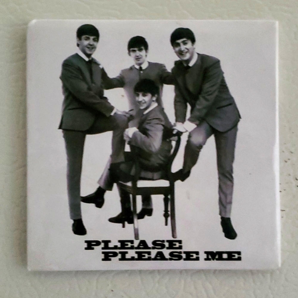Like new! Please please me! The Beatles fridge magnet